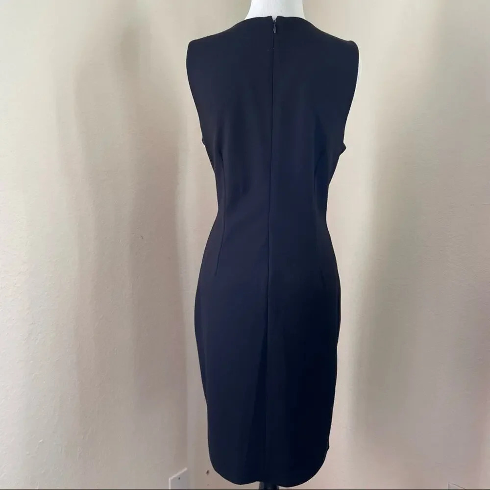 Spense Color block Sleeveless Sheath Dress Size 10 - Picture 3 of 9